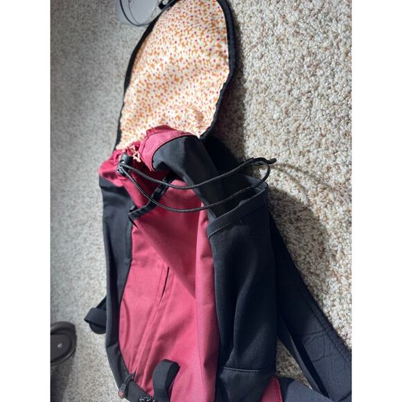 Sherpani Backpack, Red & Black, Lots of pockets - Picture 10 of 13